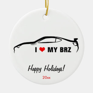 I Liebe mein BRZ Keramikornament