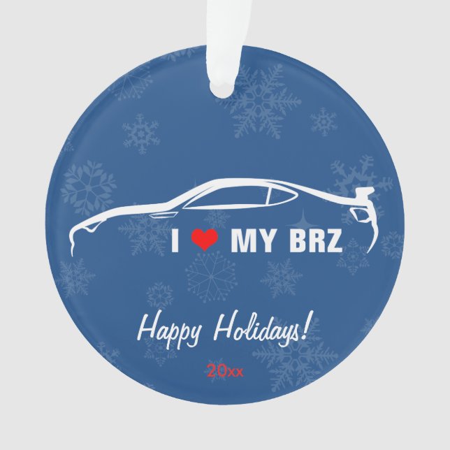 I Liebe mein BRZ Ornament (Vorderseite)