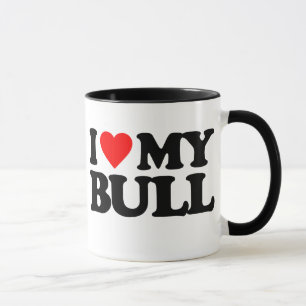 I LIEBE MEIN BULL TASSE