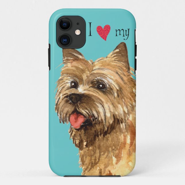 I Liebe mein Cairn-Terrier Case-Mate iPhone Hülle (Rückseite)