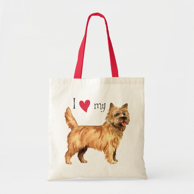 I Liebe mein Cairn-Terrier Tragetasche (Vorne)