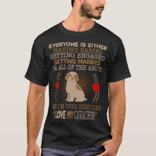 I Liebe mein Cavachon Haustier-Liebhaber-Geschenk T-Shirt