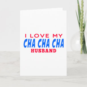 I Liebe mein Cha cha cha Ehemann Karte
