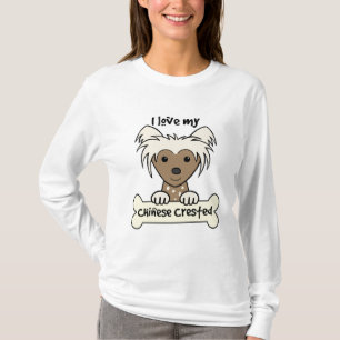 I Liebe mein chinesisches mit Haube T-Shirt