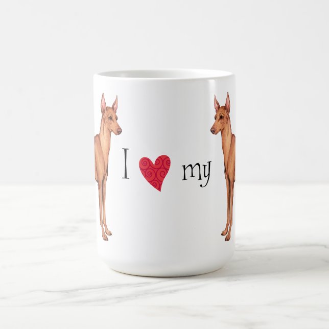 I Liebe mein Cirneco dell'Etna Tasse (Mittel)