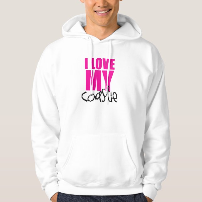I Liebe mein Coastie Hoodie (Vorderseite)