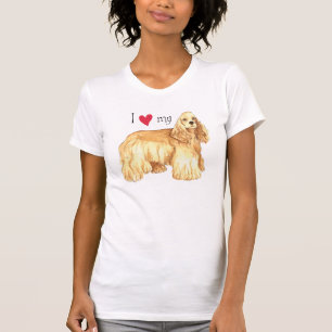 I Liebe mein Cockerspaniel T-Shirt