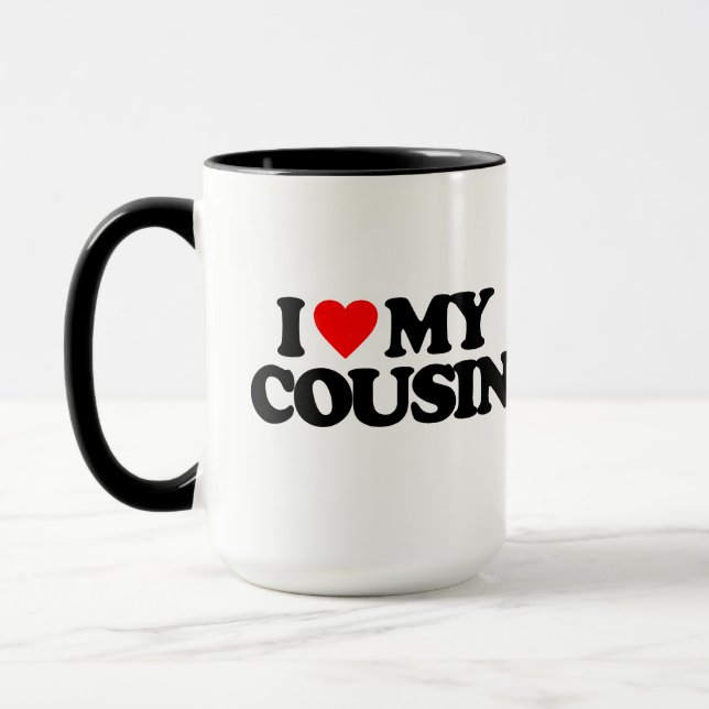 I LIEBE MEIN COUSIN TASSE (Links)