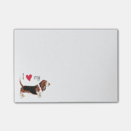 I Liebe mein Dachshund-Jagdhund Post-it Klebezettel