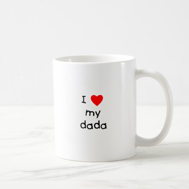 I Liebe mein Dada Tasse (Rechts)