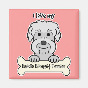 I Liebe mein Dandie Dinmont Terrier Magnet