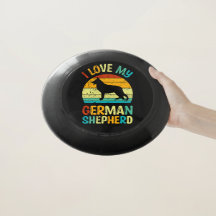 I Liebe Mein Deutscher Hirte Wham-O Frisbee