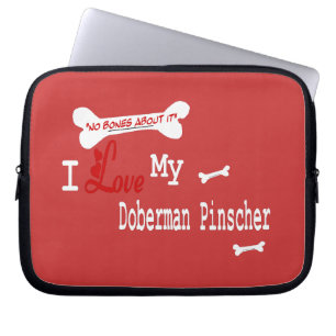 I Liebe mein DobermannPinscher Laptopschutzhülle