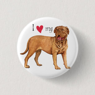 I Liebe mein Dogue de Bordeaux Button