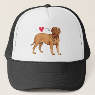 I Liebe mein Dogue de Bordeaux Truckerkappe