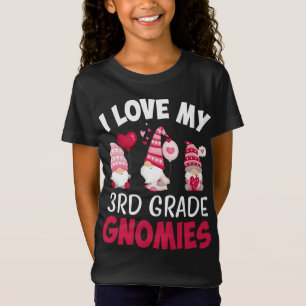 I Liebe Mein dritter Grade Gnomies Niedlicher Vale T-Shirt