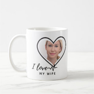 I Liebe Mein Ehefrau FOTO Geschenk - Bester Freund Kaffeetasse