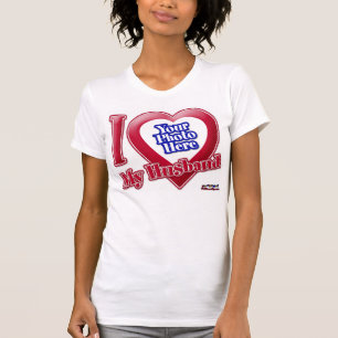 I Liebe mein Ehemann - Foto T-Shirt