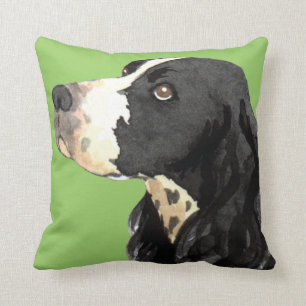 I Liebe mein englischer SpringerSpaniel Kissen