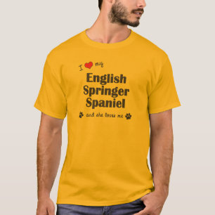 I Liebe mein englischer SpringerSpaniel T-Shirt