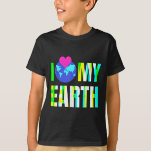 I Liebe Mein Erdschutz T-Shirt