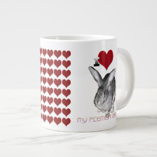 I Liebe mein flämisches riesiges Häschen Jumbo-Tasse