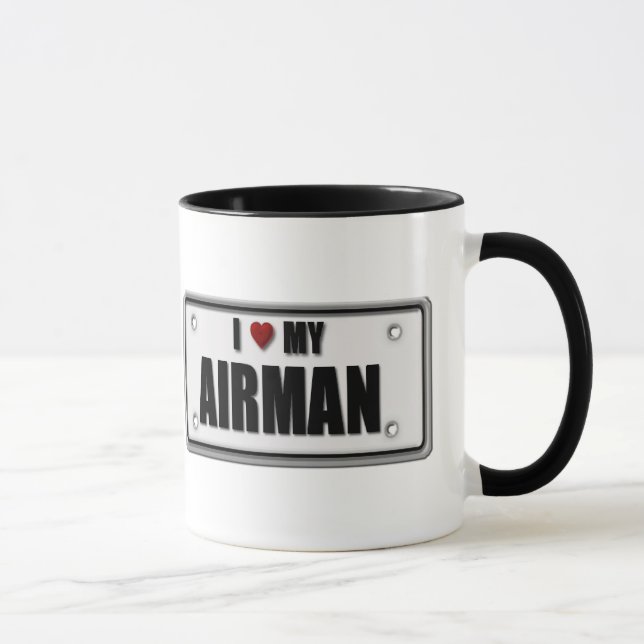 I Liebe mein Flieger Tasse (Rechts)