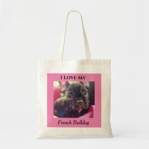 I Liebe Mein Französischer Bulldog Frenchie Tote  Tragetasche
