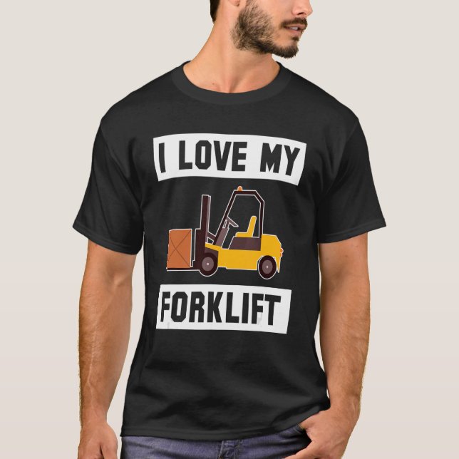 I Liebe Mein Gabelstaplertreiber_2 T-Shirt (Vorderseite)