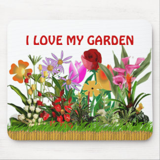 , I-LIEBE MEIN GARTEN MOUSEPAD