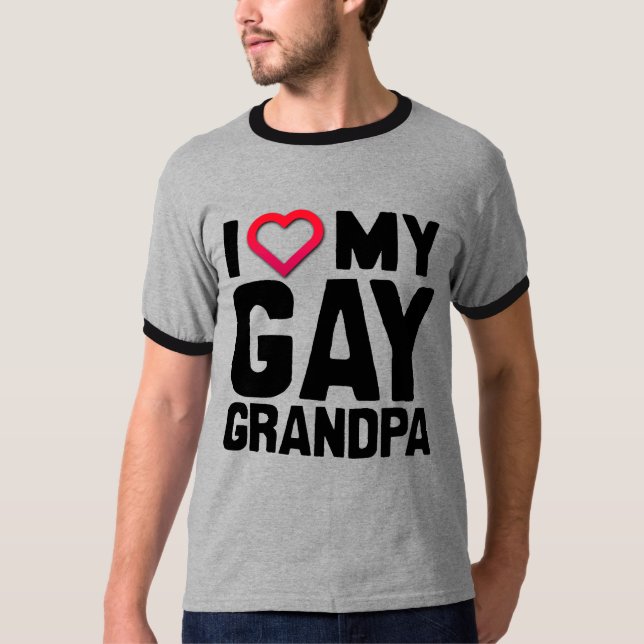 I LIEBE MEIN GAY GRANDPA - T-Shirt (Vorderseite)