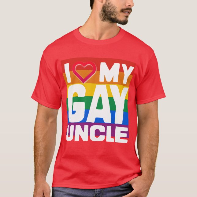 I LIEBE MEIN GAY UNCLE - -.pnng T-Shirt (Vorderseite)