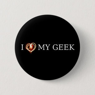 I LIEBE MEIN GEEK BUTTON