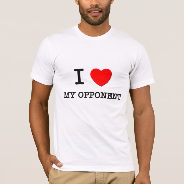 I Liebe mein Gegner T-Shirt (Vorderseite)