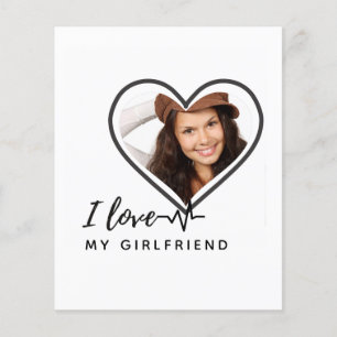 I LIEBE MEIN GIRLFRIEND Foto Geschenk Personalisie
