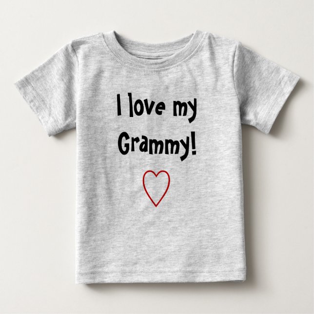 I Liebe mein Grammy Baby T-shirt (Vorderseite)