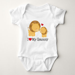 I Liebe mein Grammy Geschenk Baby Strampler