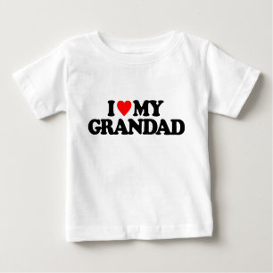 I LIEBE MEIN GRANDAD BABY T-SHIRT