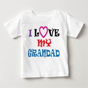 I Liebe mein Grandad-T-Shirt Baby T-shirt