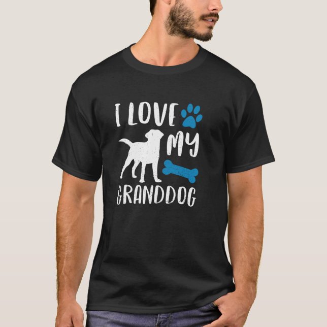 I Liebe Mein Granddog Shirt Labrador Retriever Dog (Vorderseite)