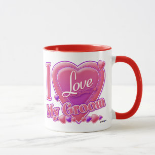 I Liebe Mein Gräuel rosa/lila - Herz Tasse