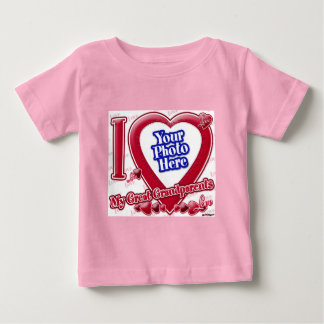 I Liebe Mein Großeltern - Foto Baby T-shirt