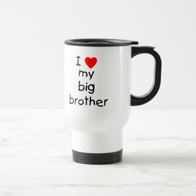 I Liebe mein großer Bruder Reisebecher (Rechts)