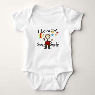 I Liebe mein großer Grandad Baby Strampler