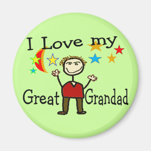 I Liebe mein großer Grandad Magnet