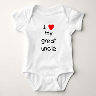 I Liebe mein großer Onkel Baby Strampler