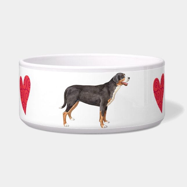 I Liebe mein größerer Schweizer Gebirgshund Napf (Rechts)