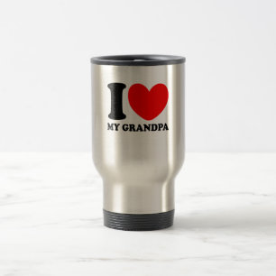 I Liebe mein Großvater Reisebecher
