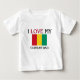 I Liebe mein guineischer Vater Baby T-shirt (Vorderseite)