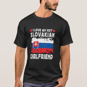 I Liebe Mein heißer slowakischer Freund Couple Slo T-Shirt